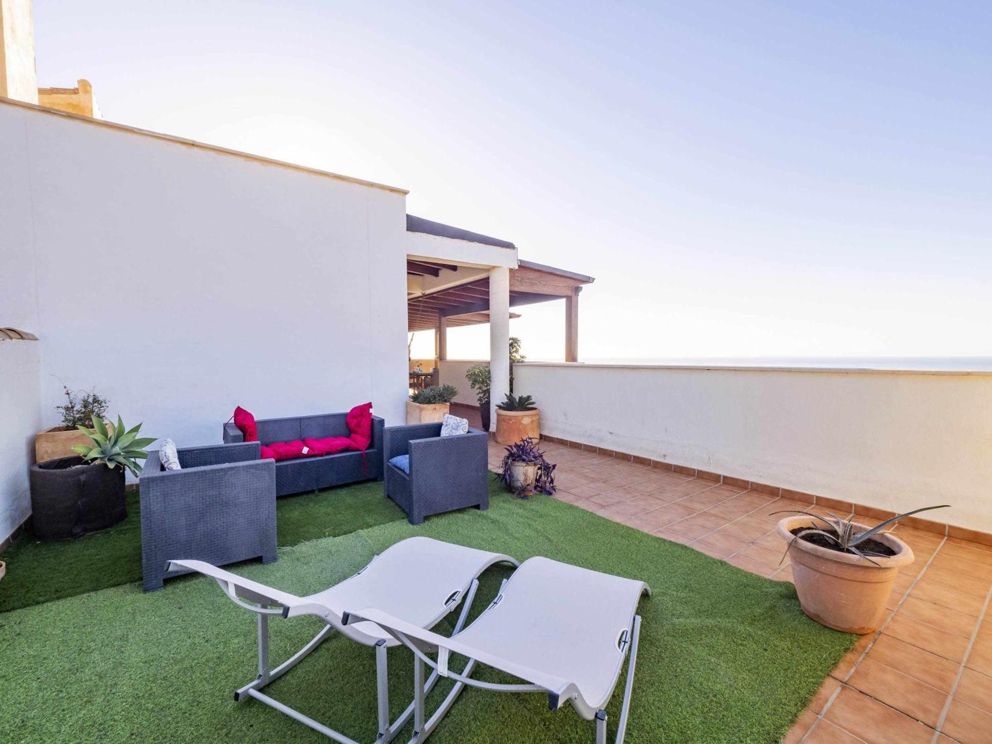 Atico Con Vistas Al Mar Piscina Y Parking Apartment มาลากา ภายนอก รูปภาพ
