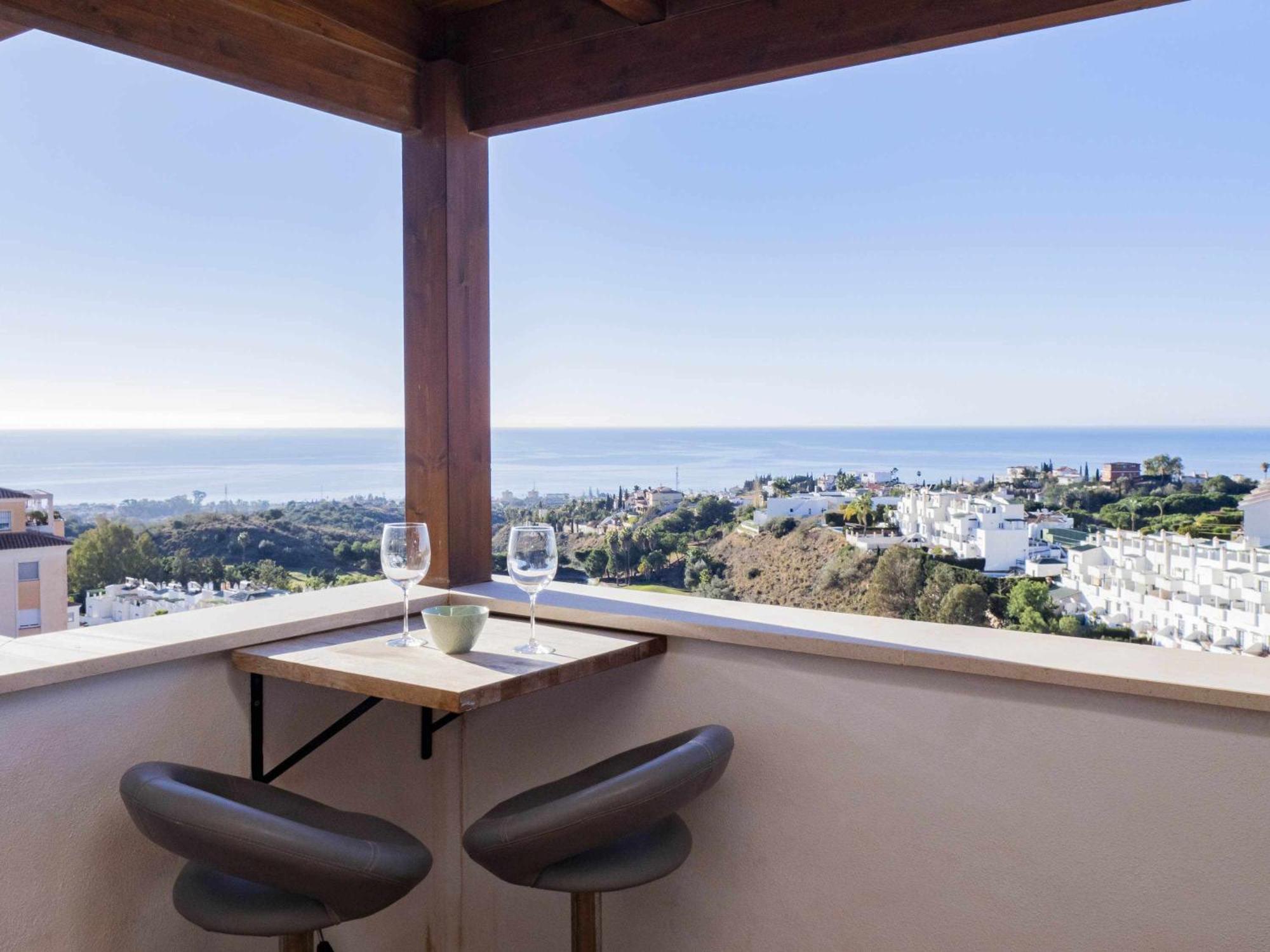 Atico Con Vistas Al Mar Piscina Y Parking Apartment มาลากา ภายนอก รูปภาพ